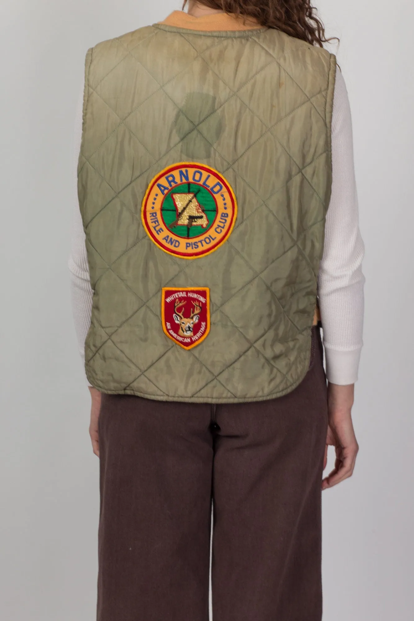 1950s JC Higgins Brand Puffer Hunting Vest - Men's Large, Women's XL