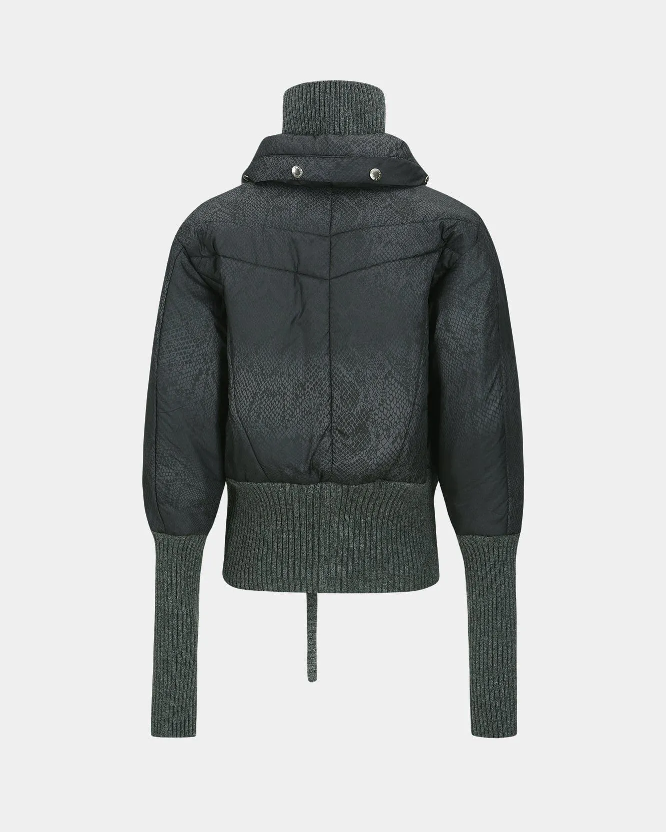 ADSB X OTTOLINGER RIB POINT PUFFER JACKET awa669w(CHARCOAL)