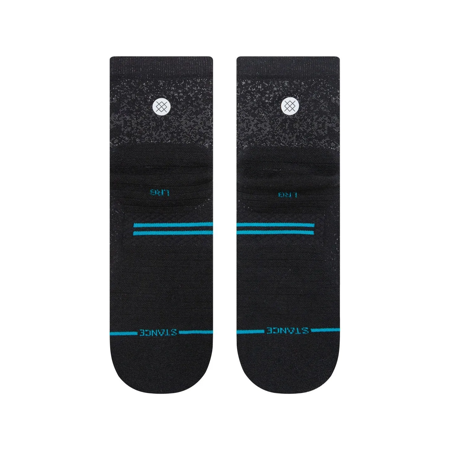 Adult Quarter Socks - Run Light Quarter - Black