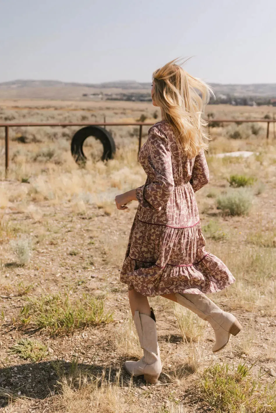 Arabella Floral Midi Dress - FINAL SALE