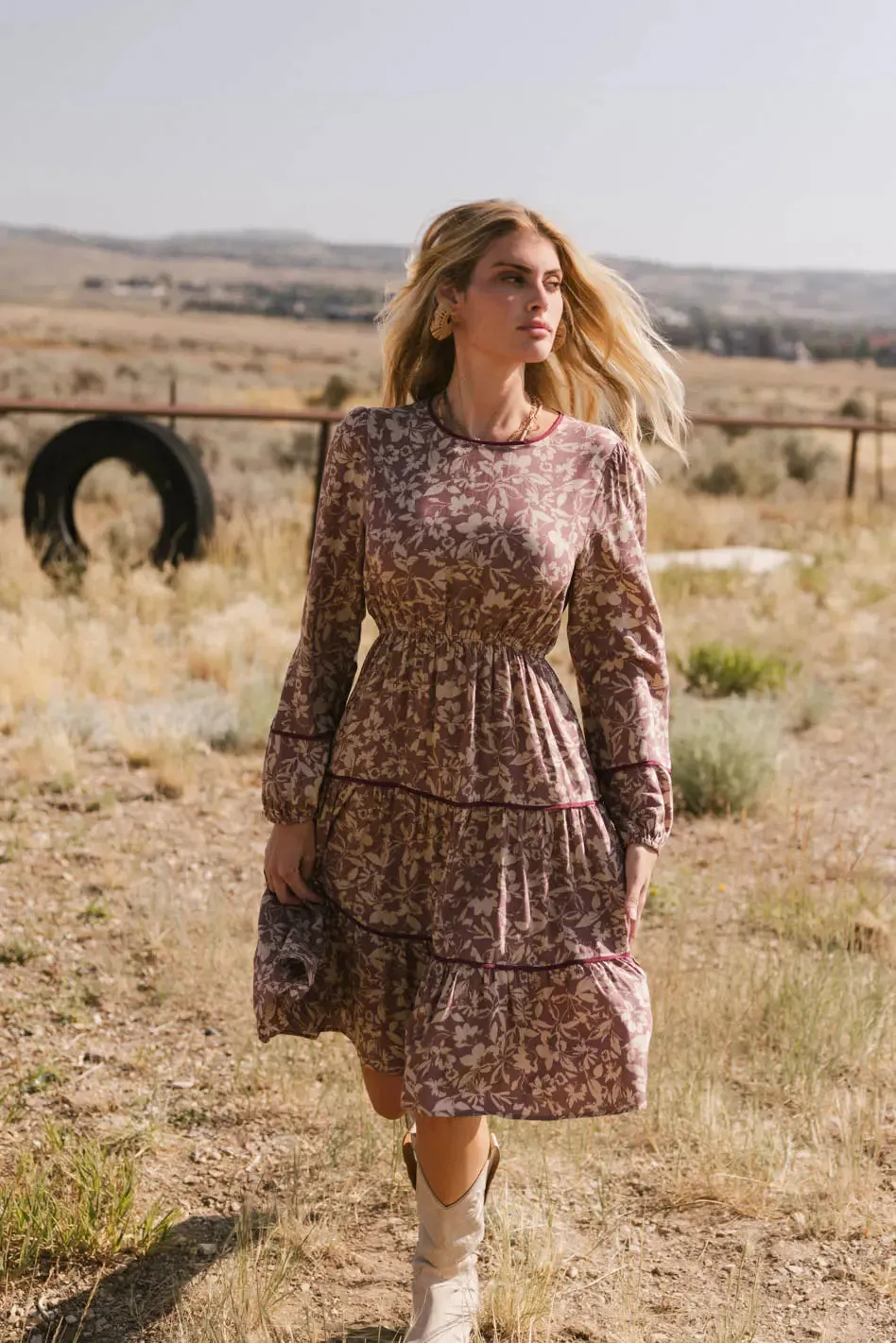 Arabella Floral Midi Dress - FINAL SALE