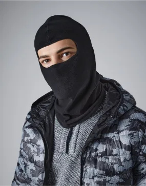 Beechfield Microfleece Balaclava | Unisex | Lightweight Breathable Thermal | Black | One Size