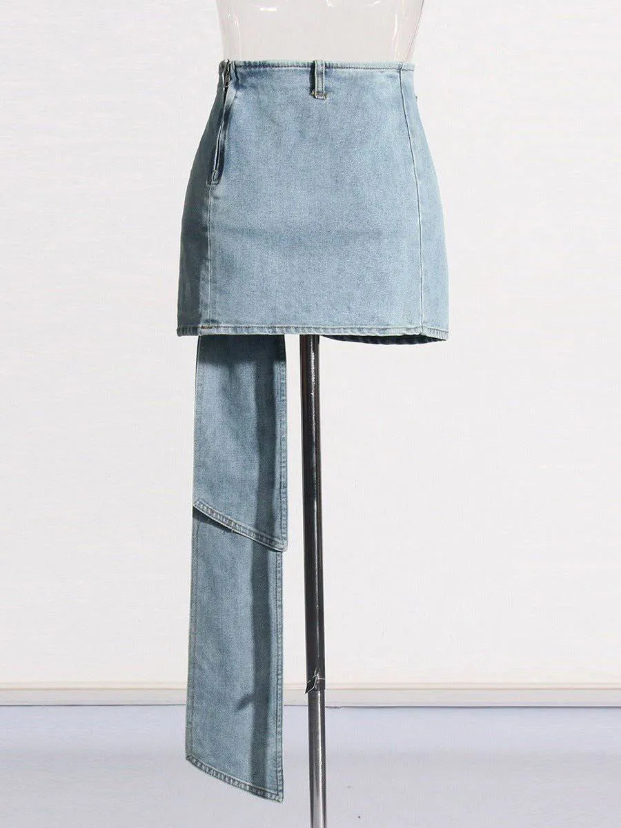 Bella mini bow skirt