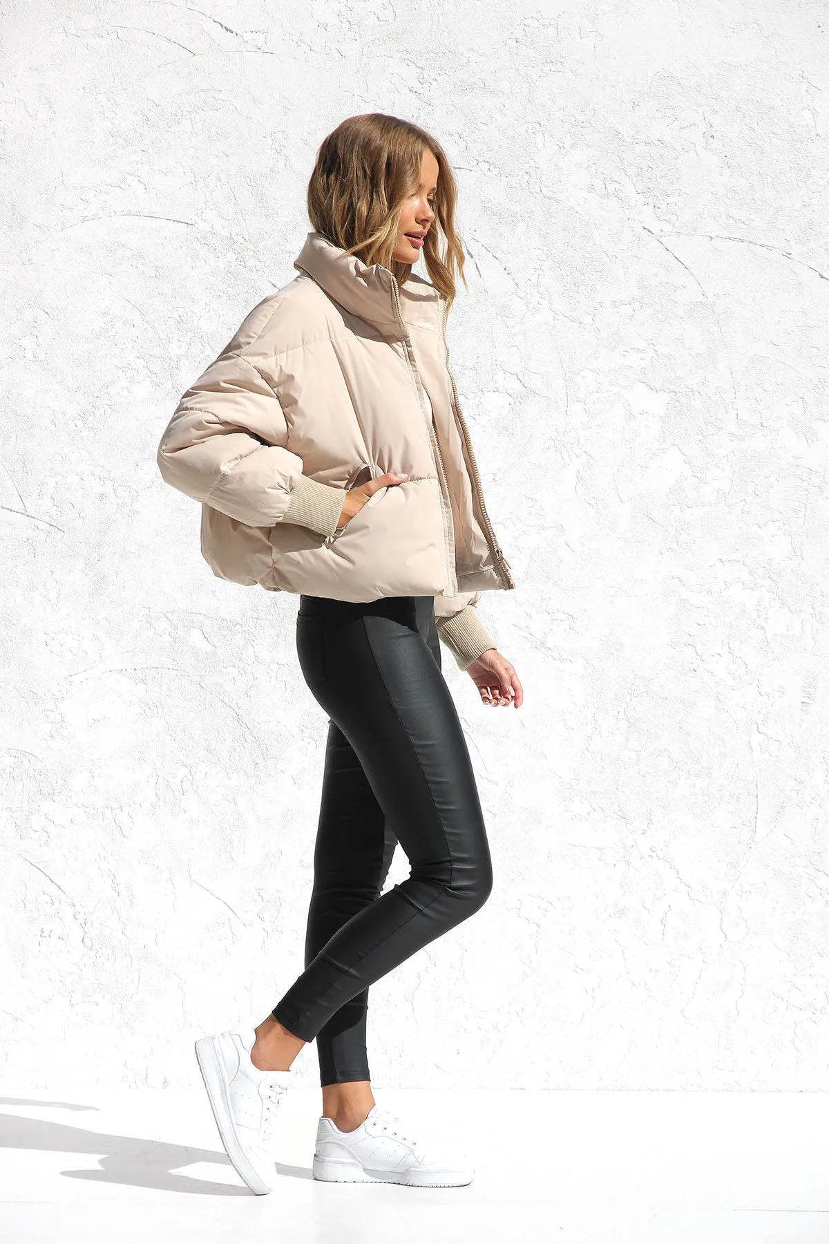 Boston Puffer Jacket BEIGE