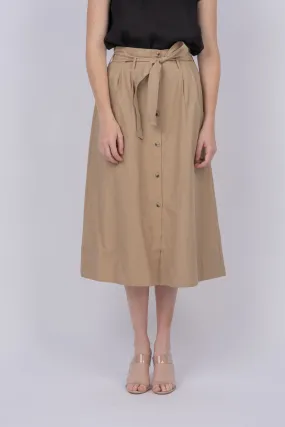Brochu Walker Teagan Belted Skirt in Sahara