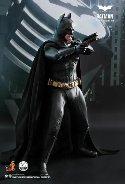 **CALL STORE FOR INQUIRIES** HOT TOYS QS009 DC BATMAN BEGINS BATMAN 1/4TH SCALE FIGURE