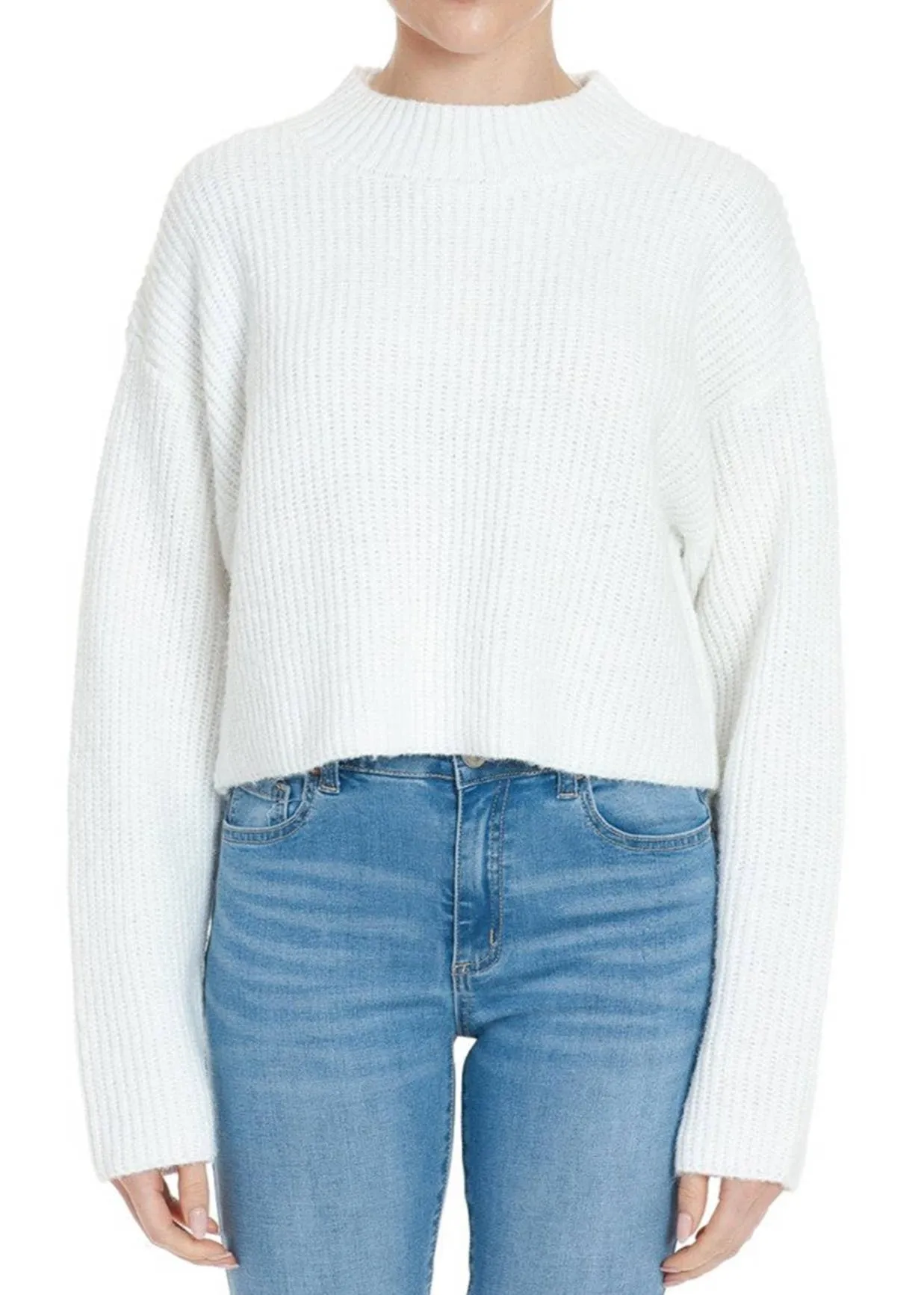 Cassidy Mock Neck Oversized Sweater