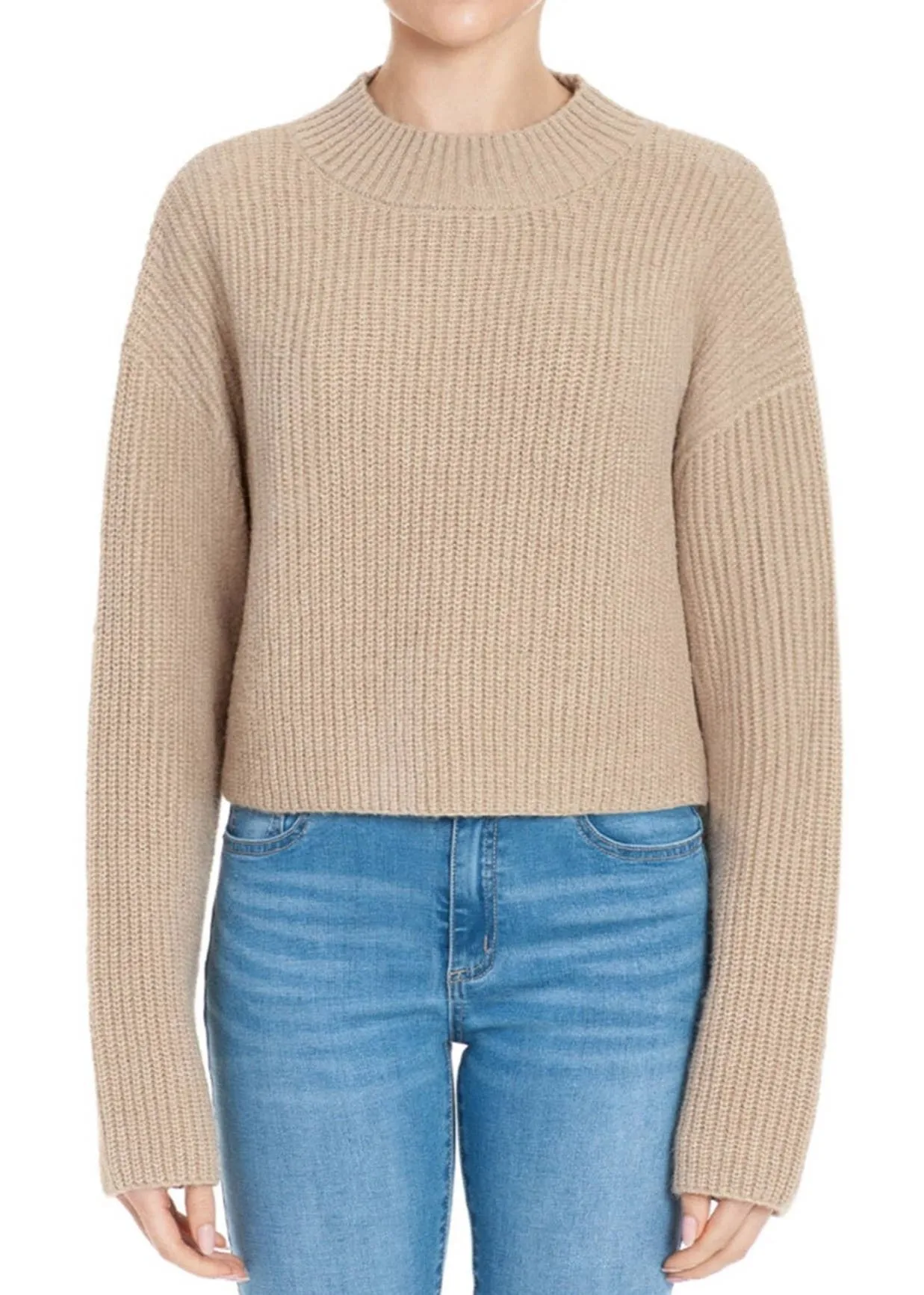 Cassidy Mock Neck Oversized Sweater