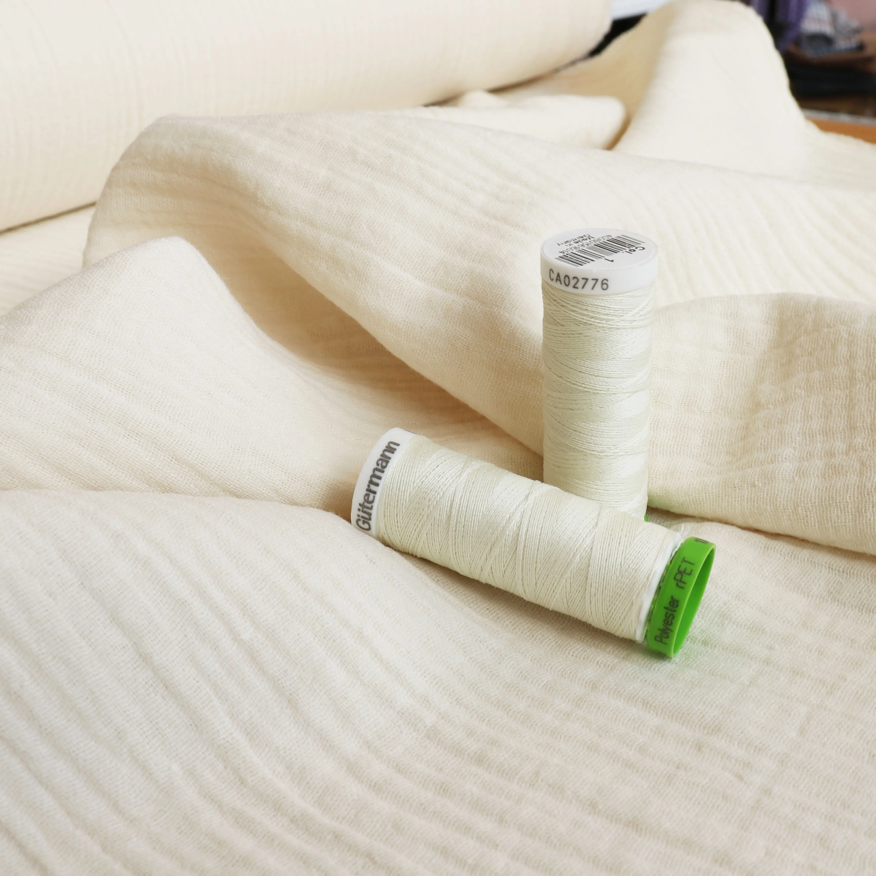 Cotton Double Gauze - Ivory