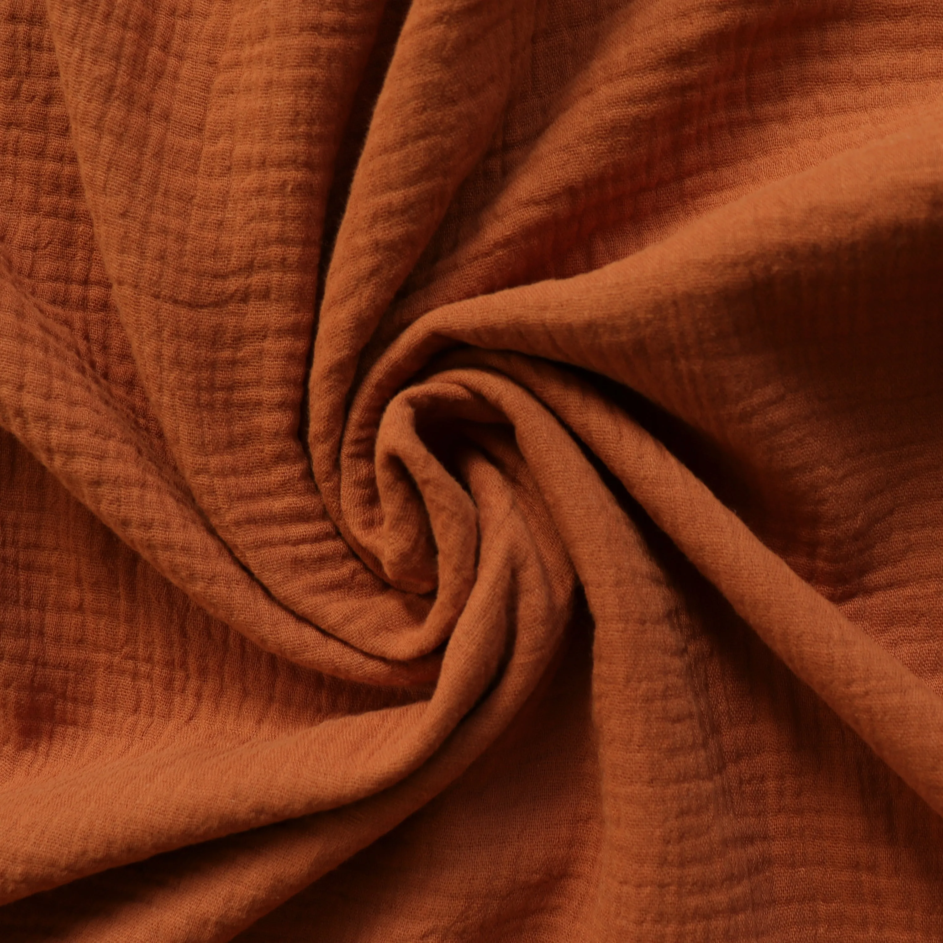 Cotton Double Gauze - Terracotta