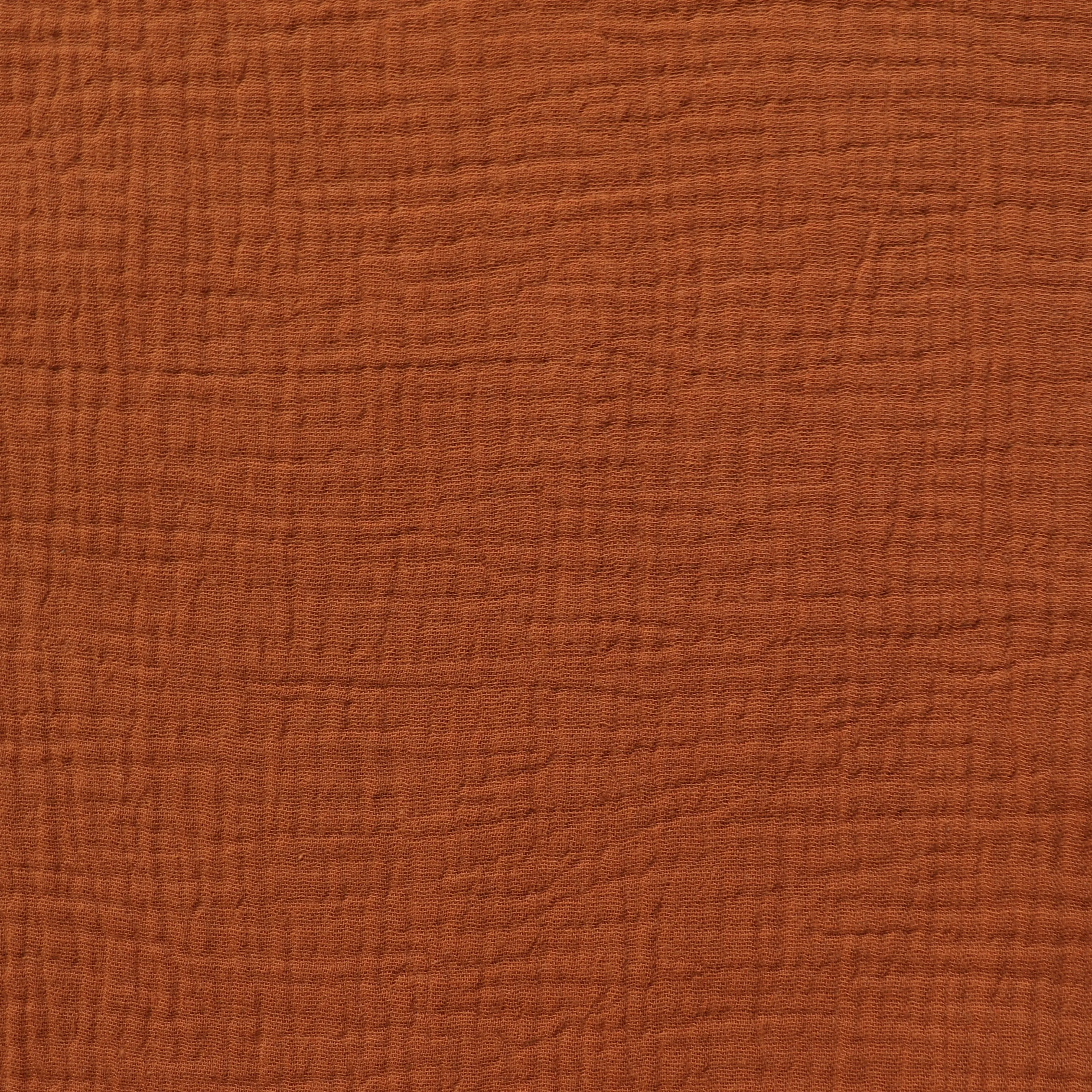 Cotton Double Gauze - Terracotta