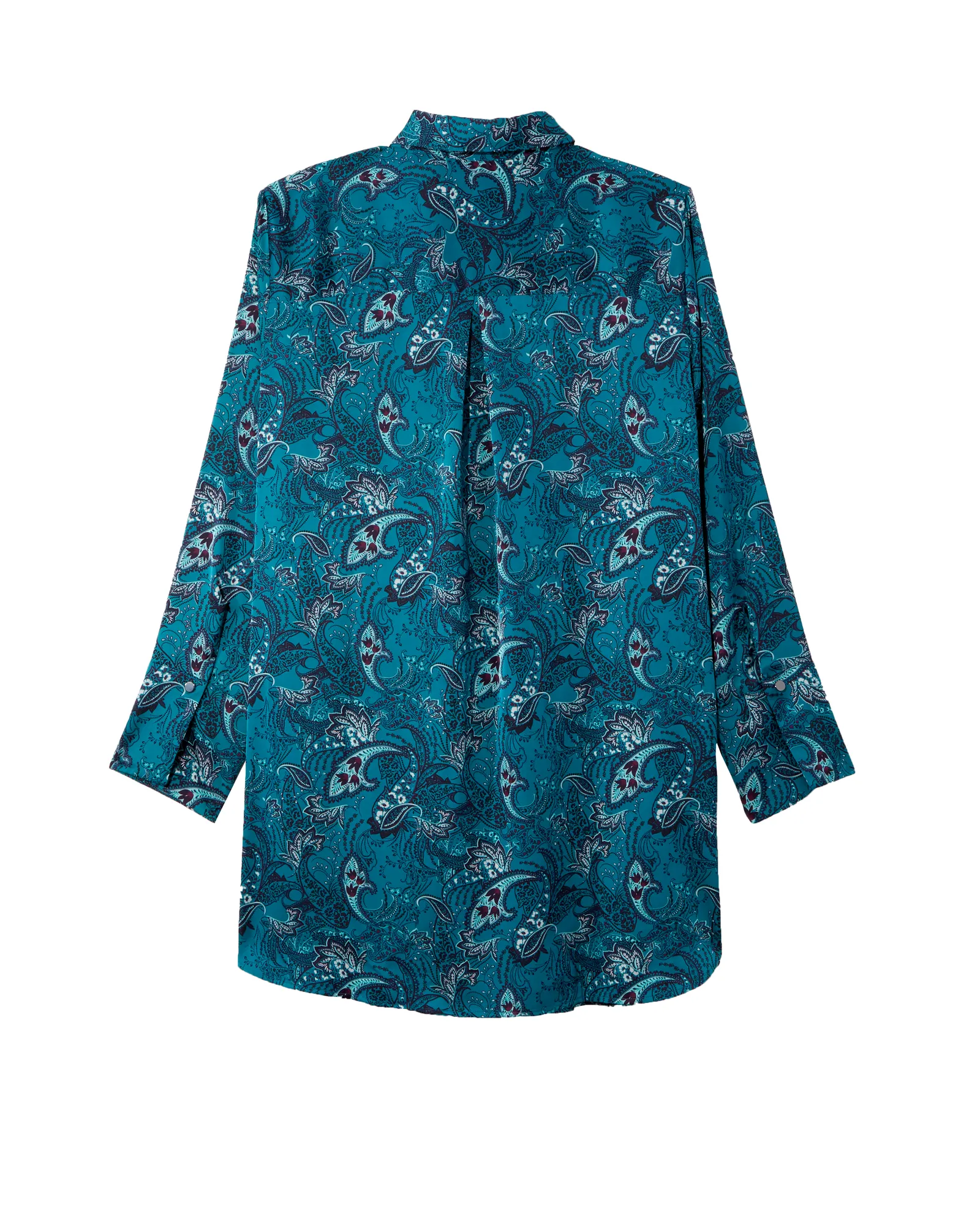Dana Button Down Top | Royal Blue / Black