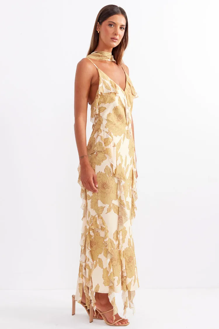 Darling Cascade Midi Dress