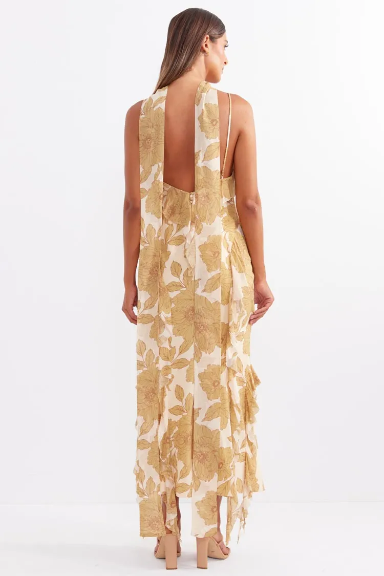 Darling Cascade Midi Dress