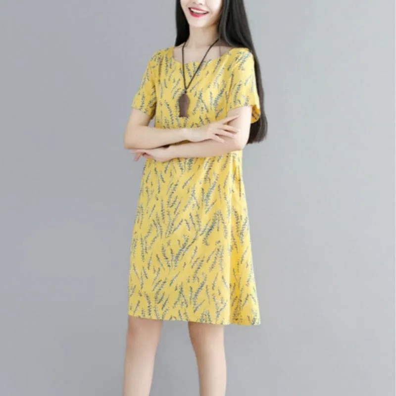 Dimitra Floral Short Dress