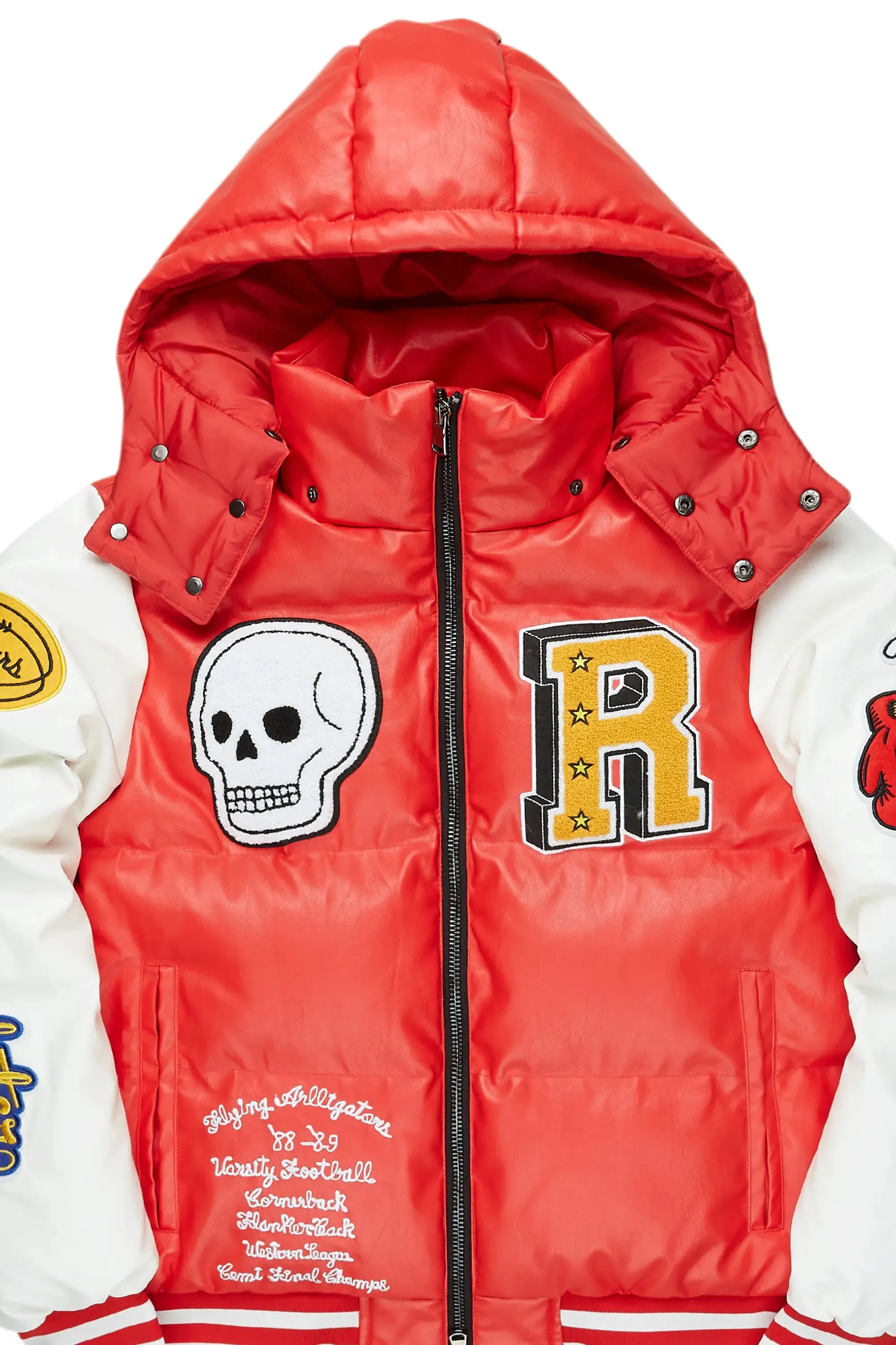 Eisen Red Puffer Jacket