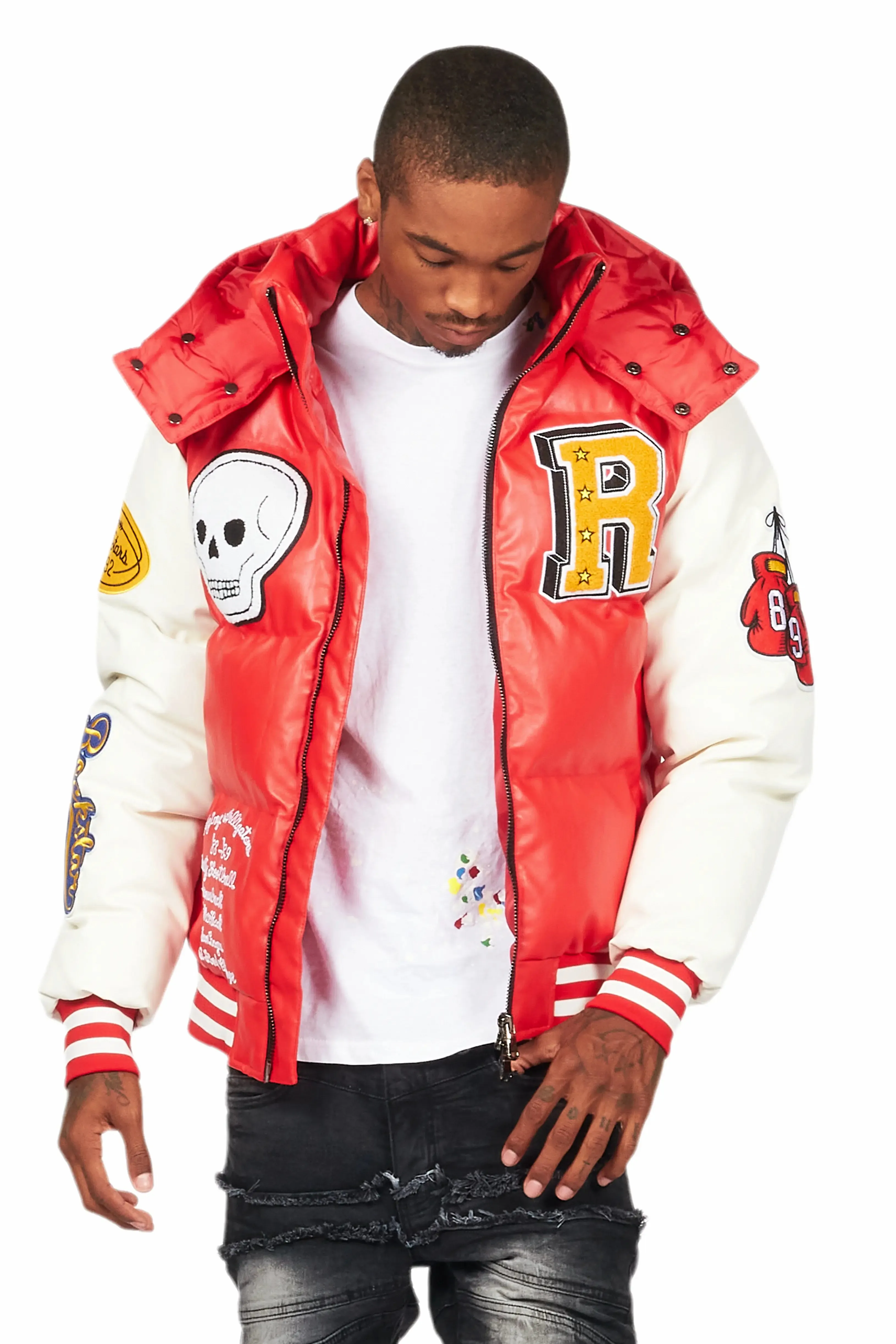 Eisen Red Puffer Jacket