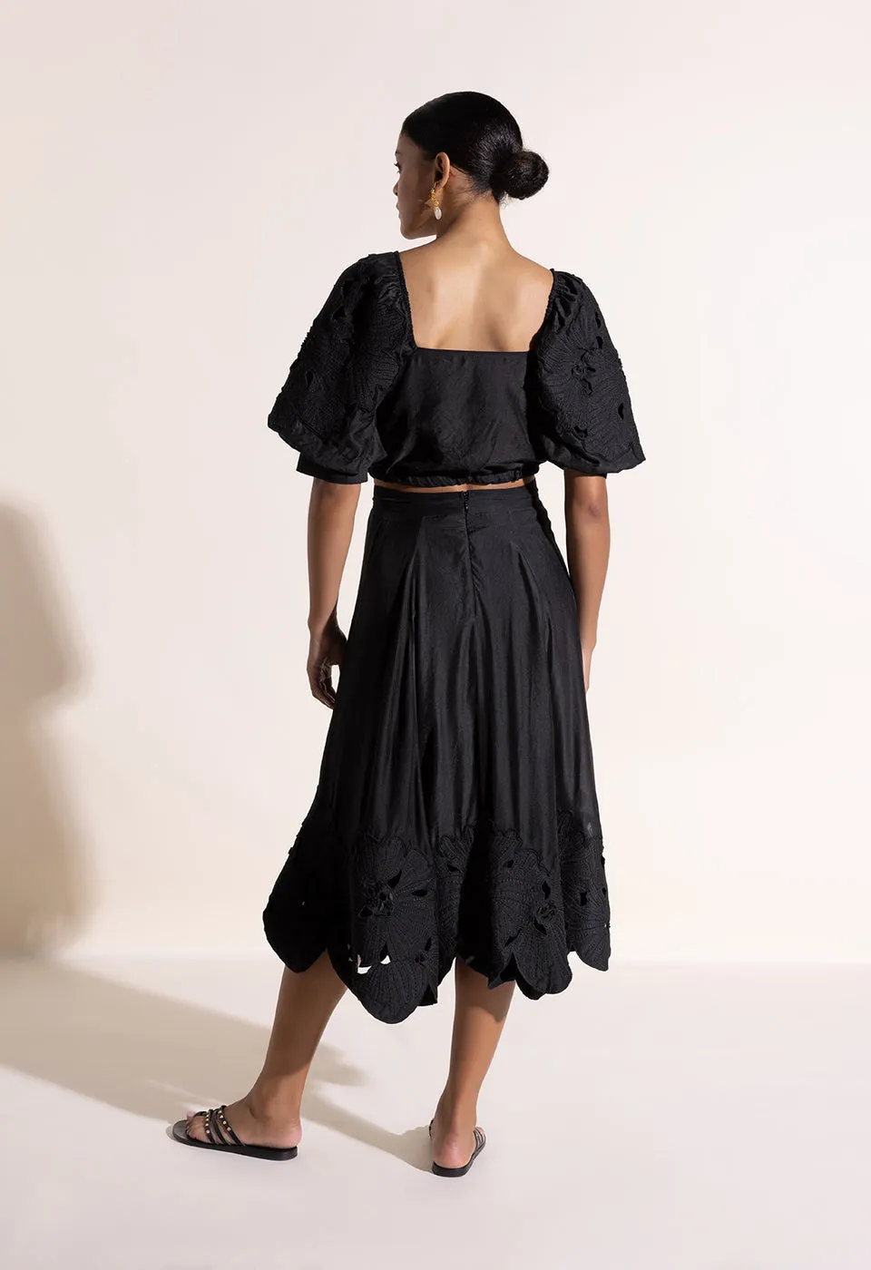 Emannus Skirt Onyx Black