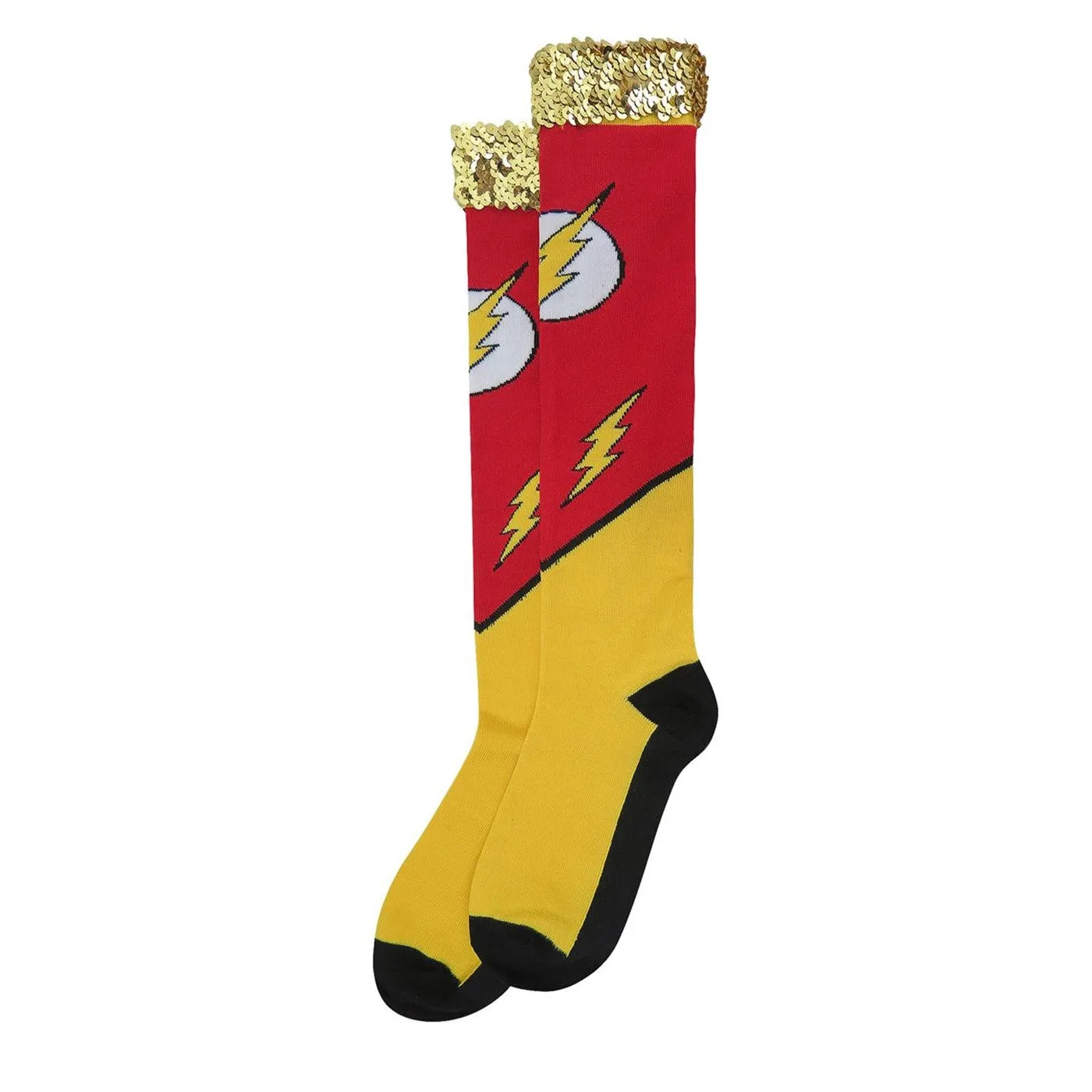 Flash Costume Women's Knee High Socks