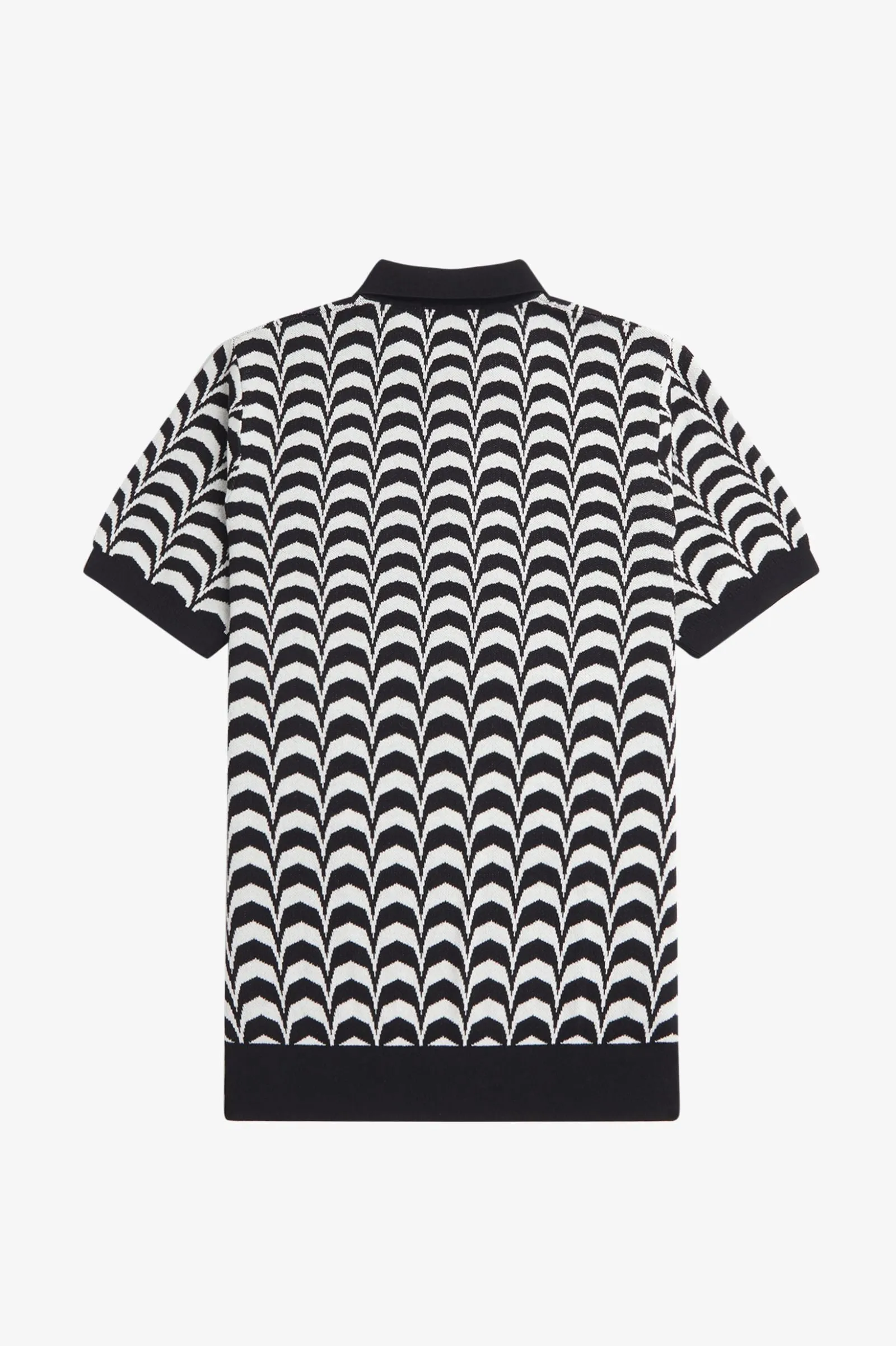 Fred Perry Jacquard Knitted Shirt Fred Perry