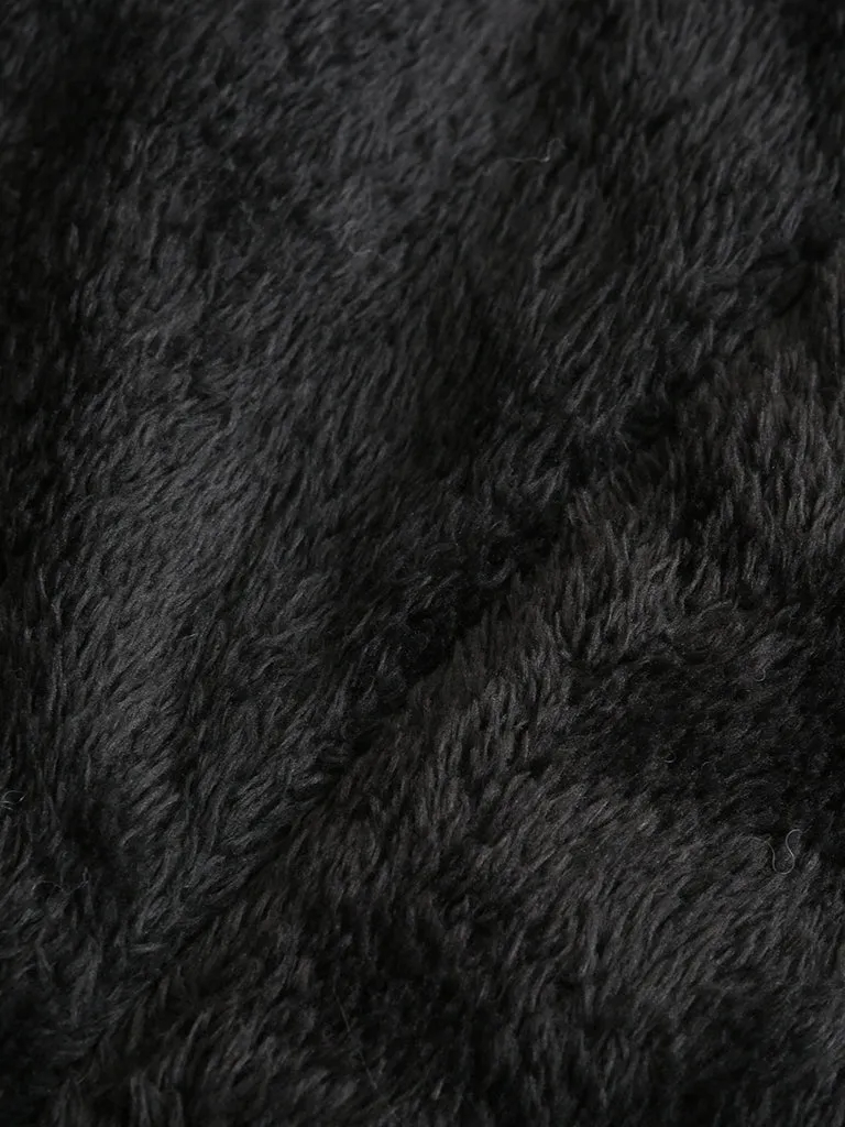 Fur-Lined Hooded Winter Jacket