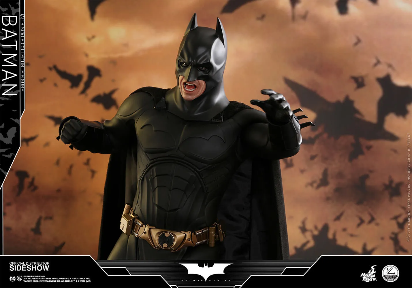 HOT TOYS - Dc Comics - Batman Begins - Batman - 1:4 Action Doll - Movie Masterpiece