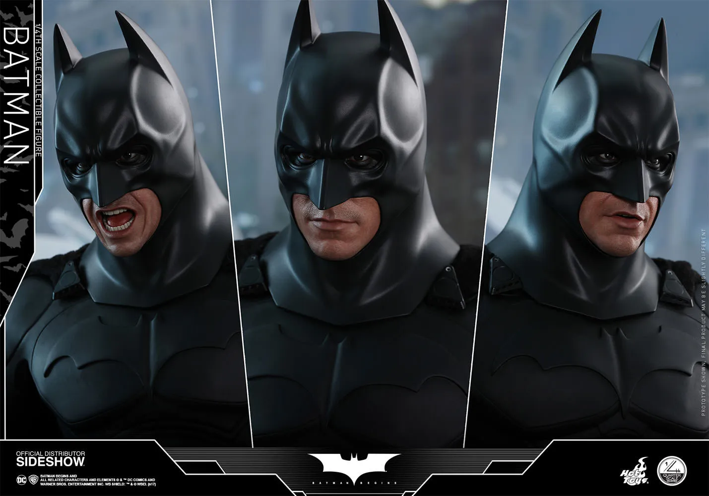 HOT TOYS - Dc Comics - Batman Begins - Batman - 1:4 Action Doll - Movie Masterpiece