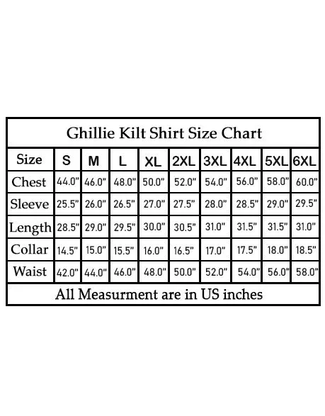 JACOBITE BROWN GHILLIE SHIRT