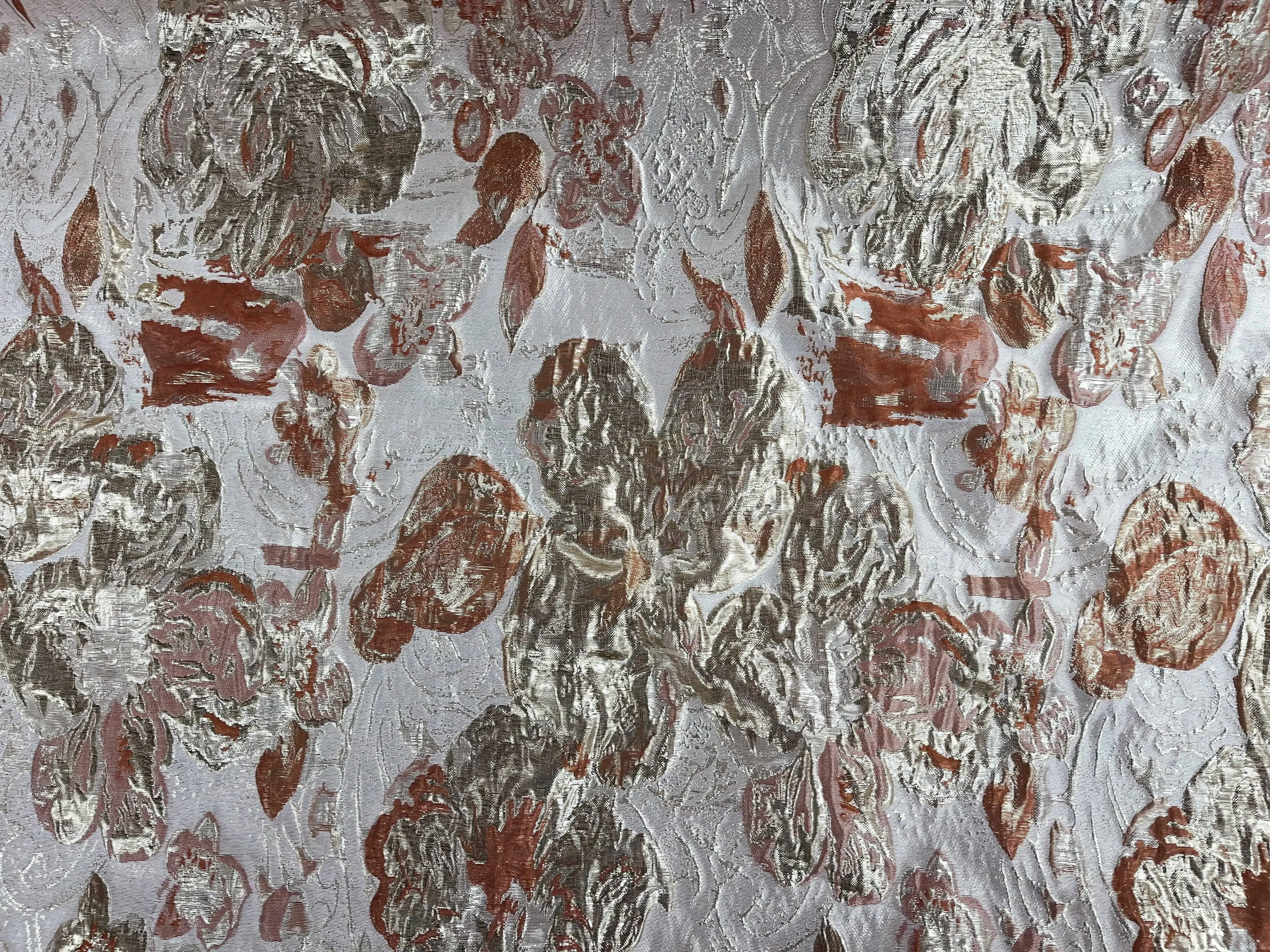 Liquid Floral Korean Brocade Fabric