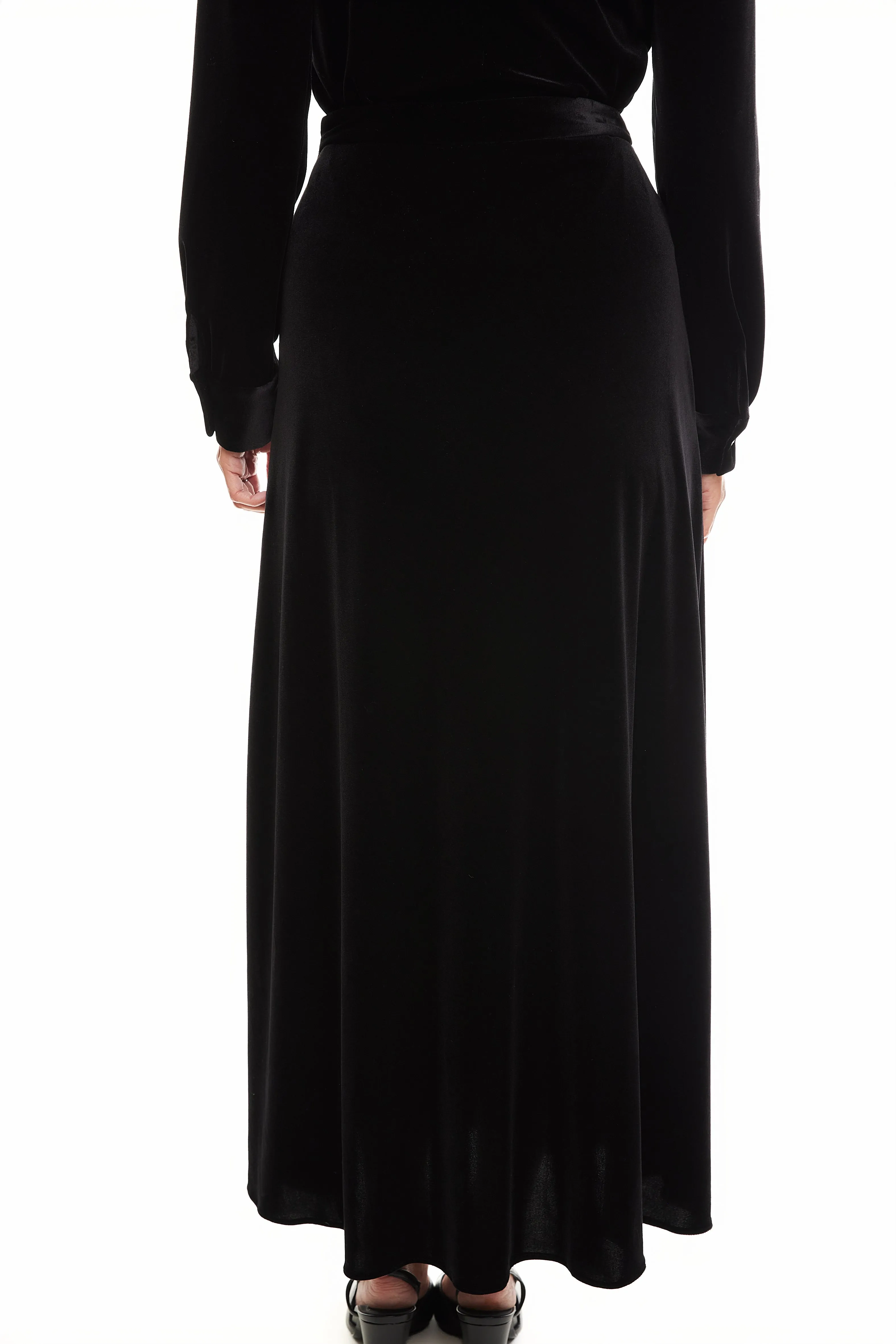 LIV VELVET MAXI SKIRT