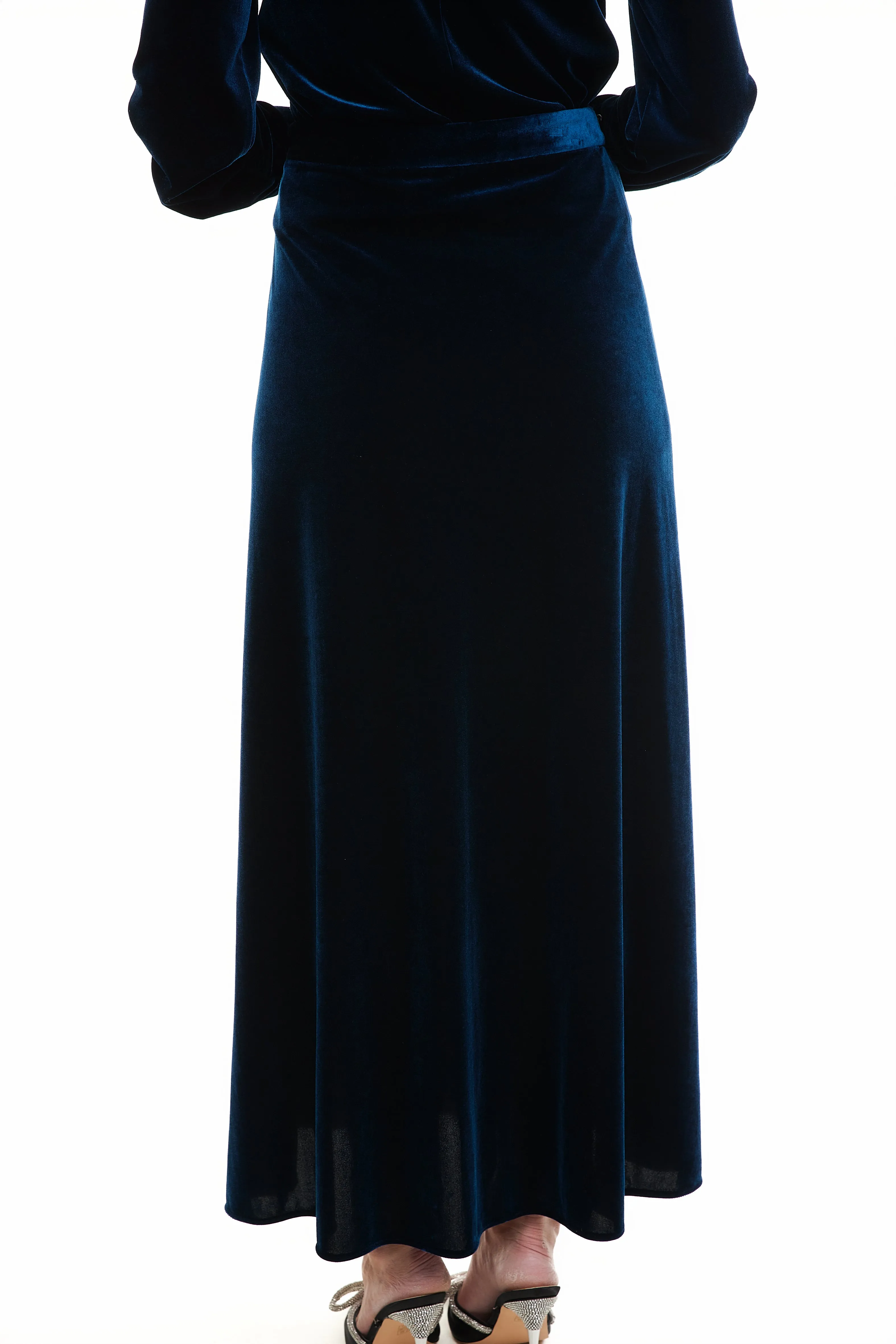 LIV VELVET MAXI SKIRT