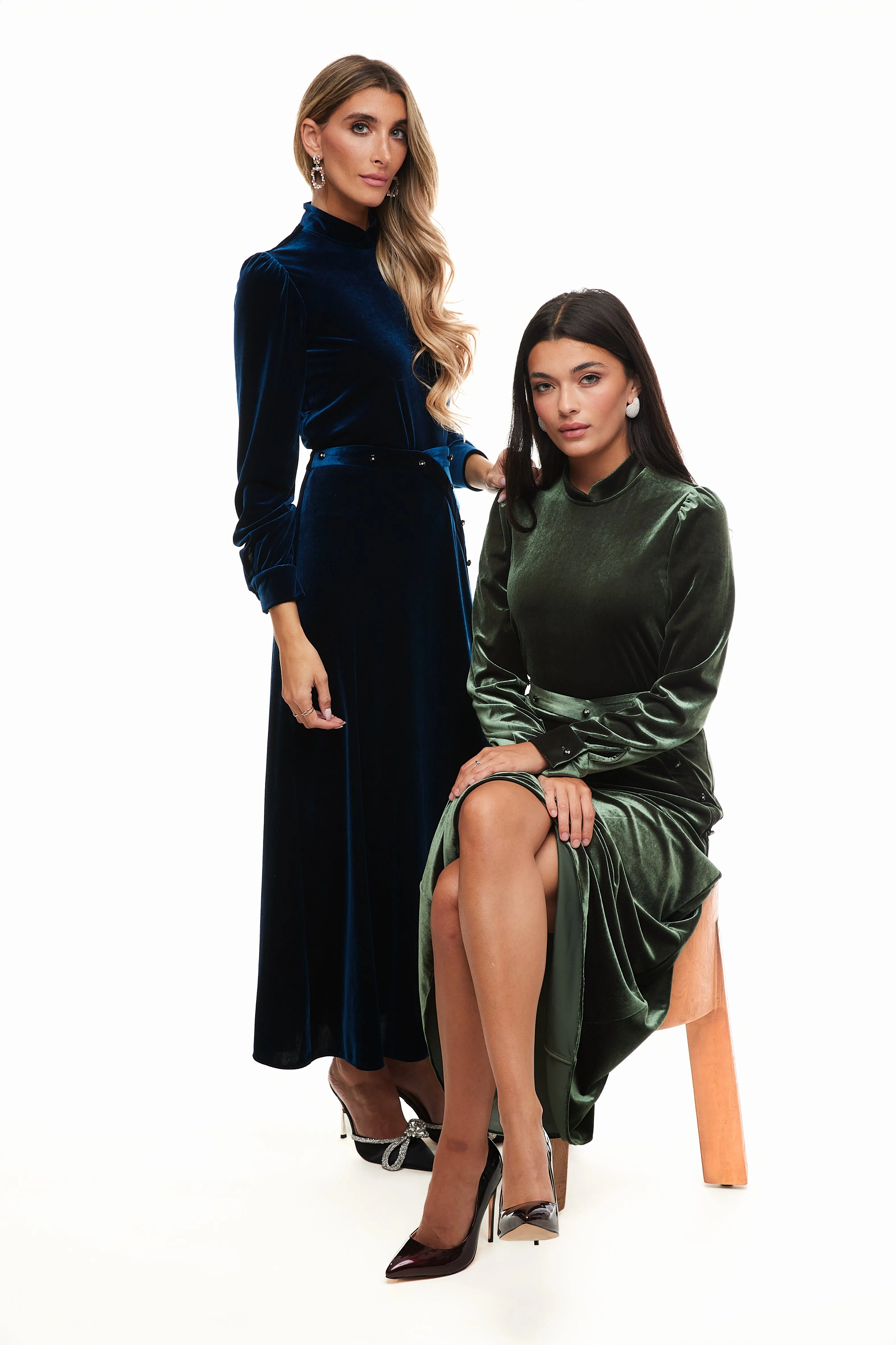 LIV VELVET MAXI SKIRT