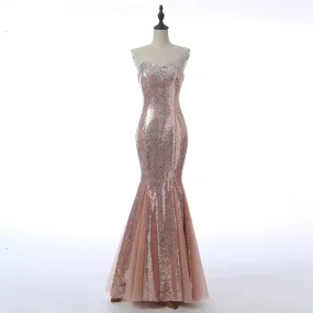 Long Prom Dresses, Sleeveless Prom Dresses, Mermaid Party Prom Dresses, Sequin Prom Dresses, Rhinestone Prom Dresses, Sexy Prom Dresses Online, LB0312