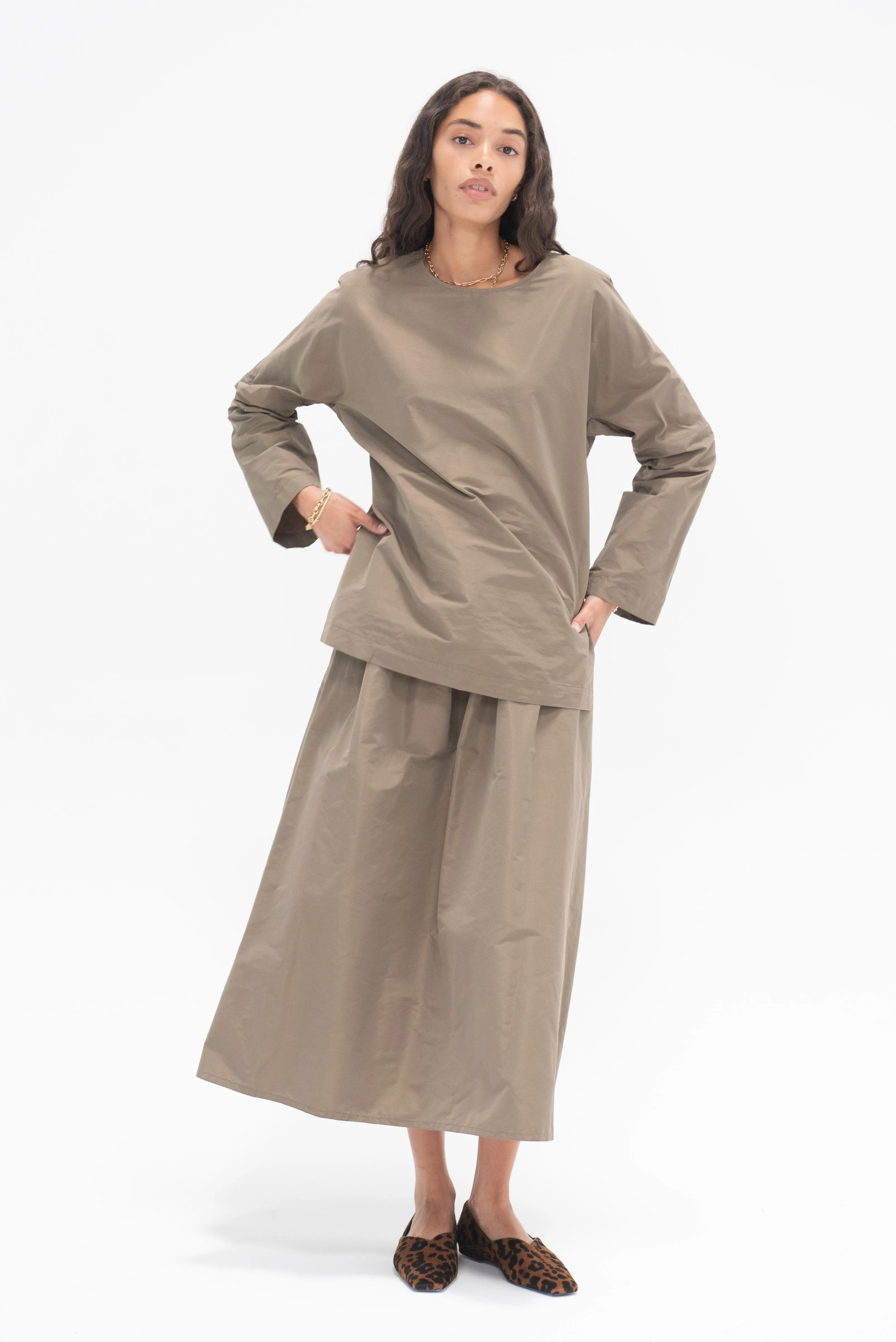 Manu Skirt, Beige
