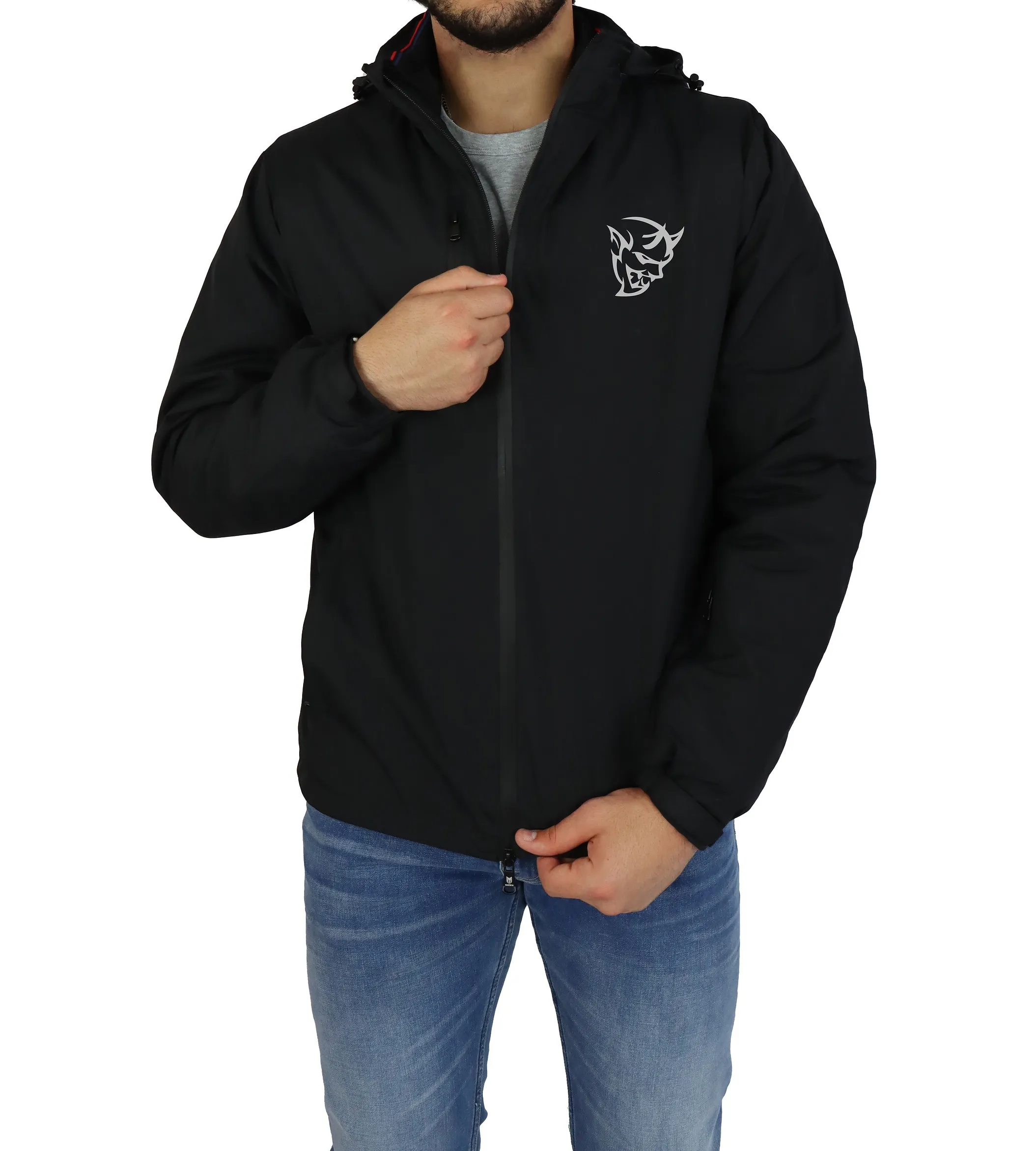 Marwin Sports Dodge Demon Men's 4-1 Jacket - Black