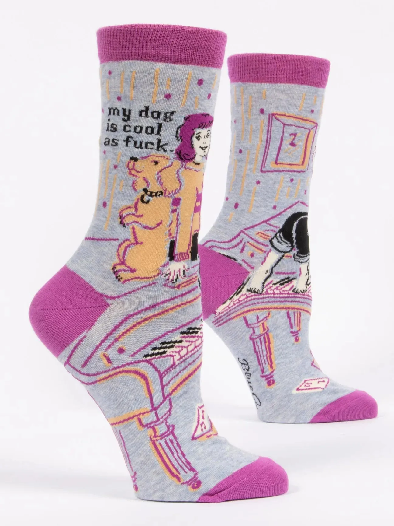 My Dog is Cool as Fuck Women's Crew Sock