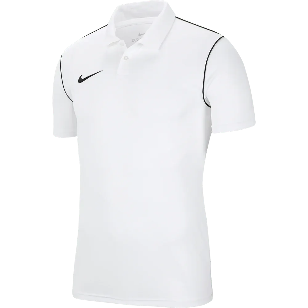 NIKE DRI-FIT PARK 20 POLO - MEN - WHITE/BLACK