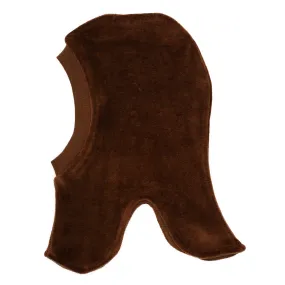 Organic Velour Balaclava - Caramel - 1-12m
