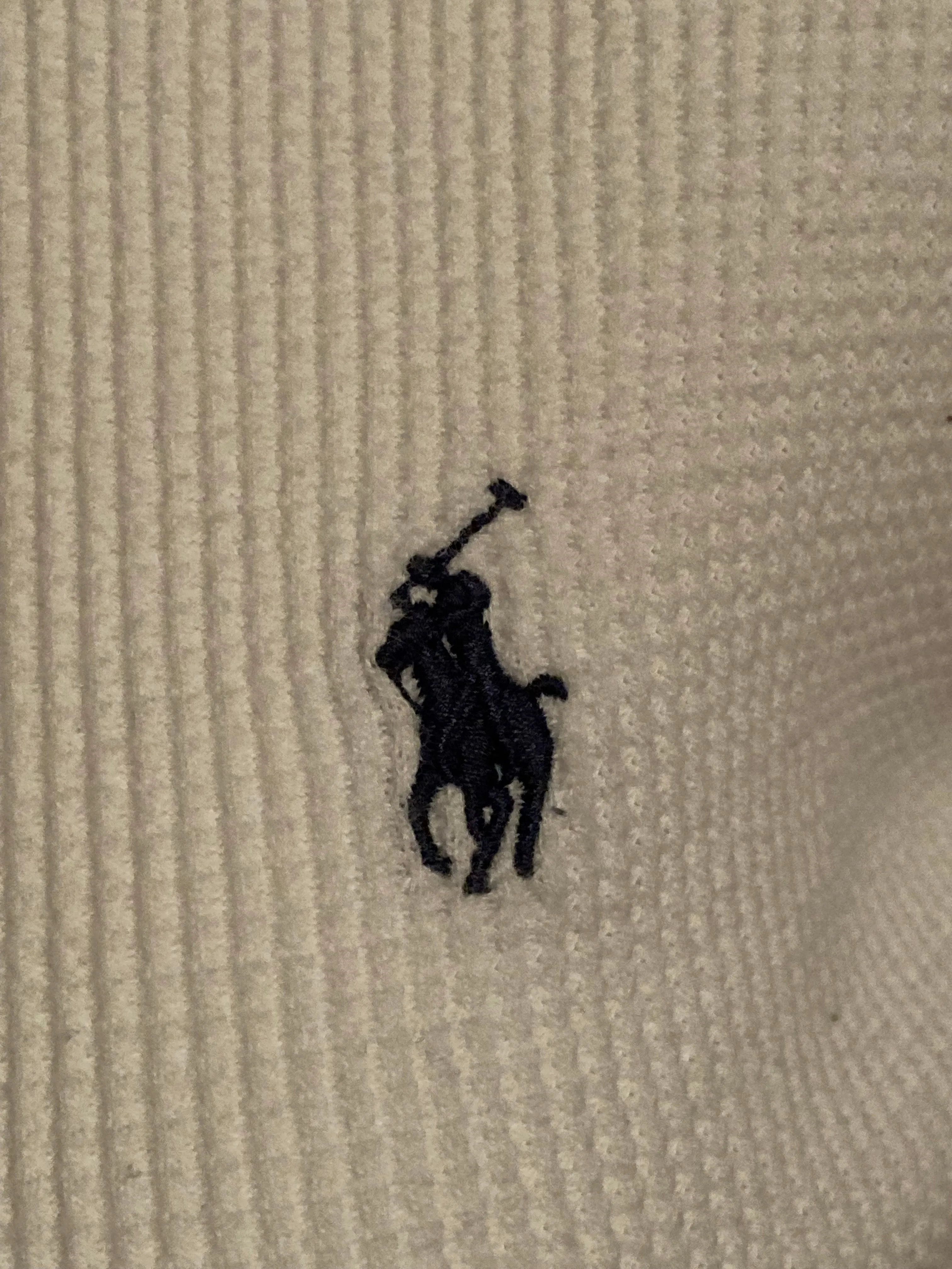POLO RALPH LAUREN BLUE LABEL SMALL PONY Adult T-Shirt Tee Shirt M MD Medium White Sweater