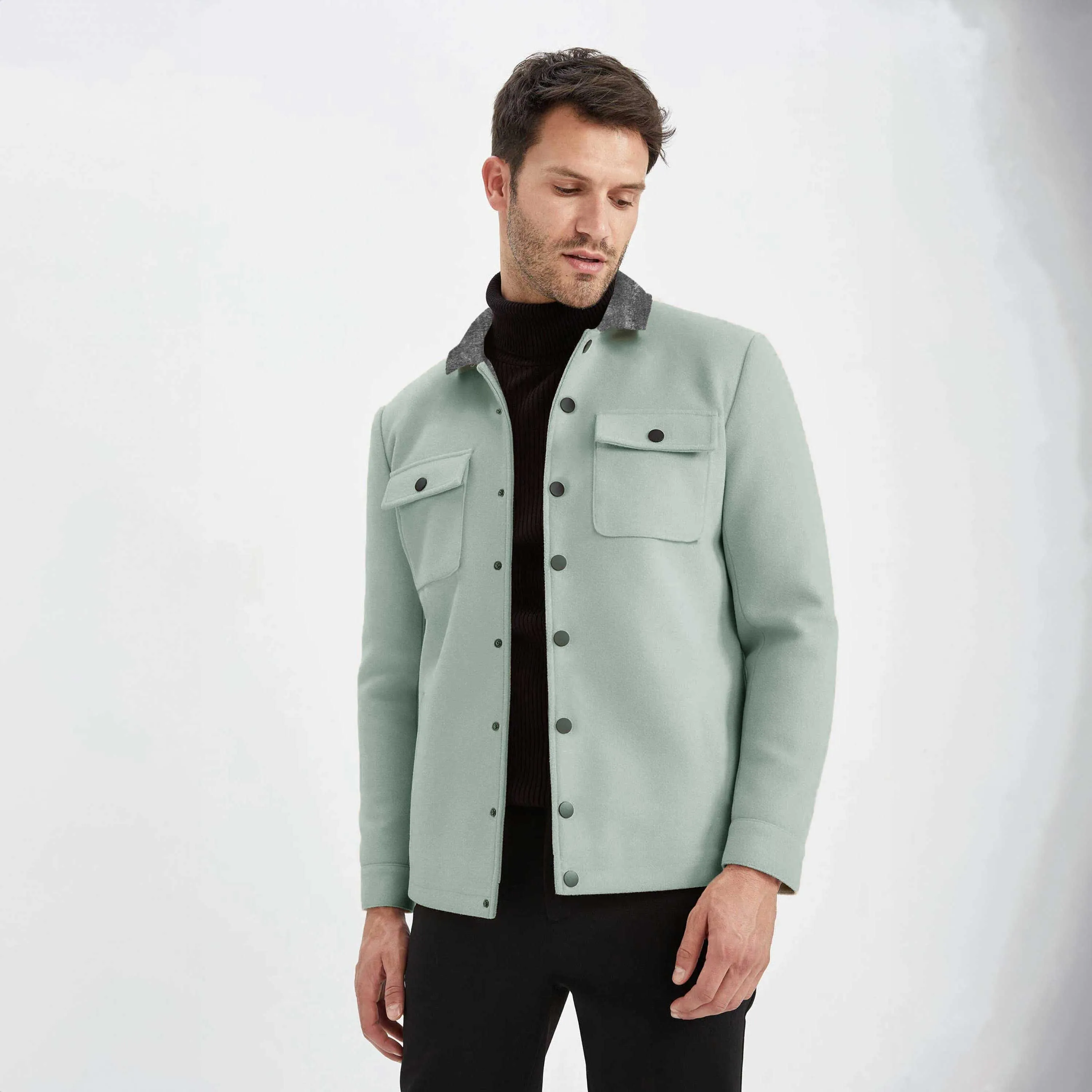 Polo Republica Men's Full Fur Lining Jacket