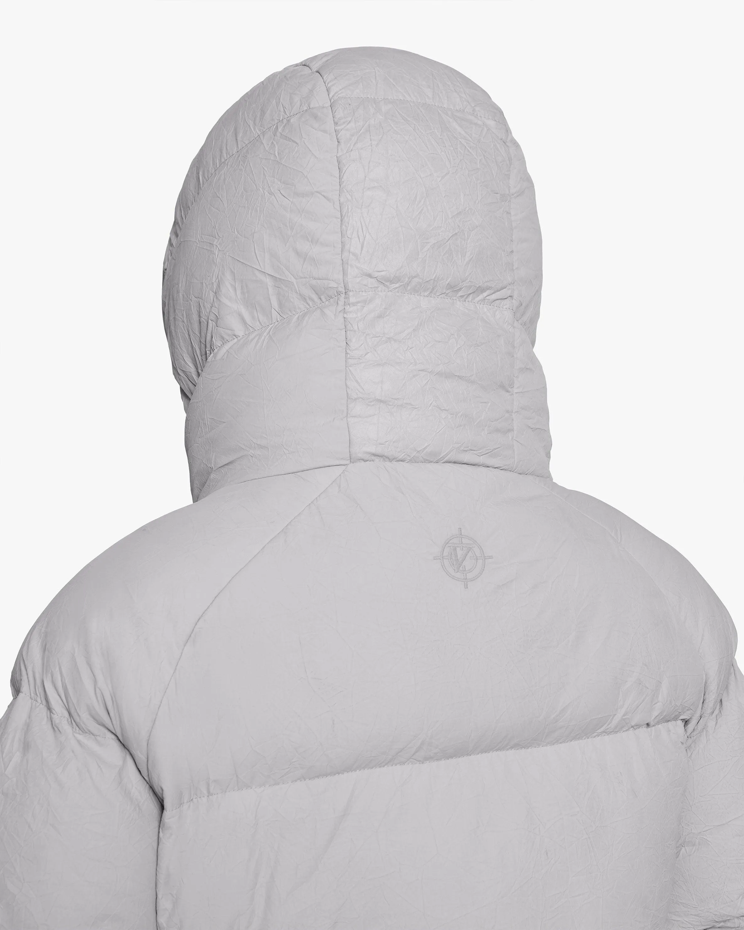 PUFFER JACKET LIGHT GREY