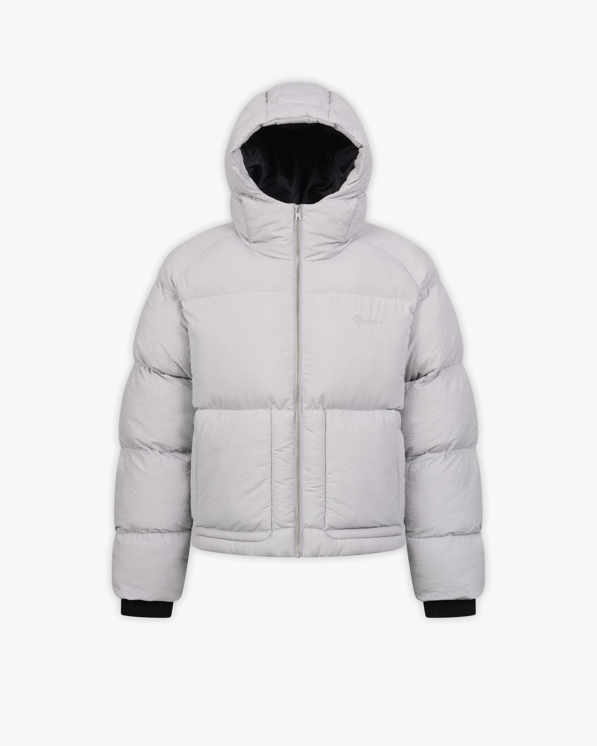 PUFFER JACKET LIGHT GREY