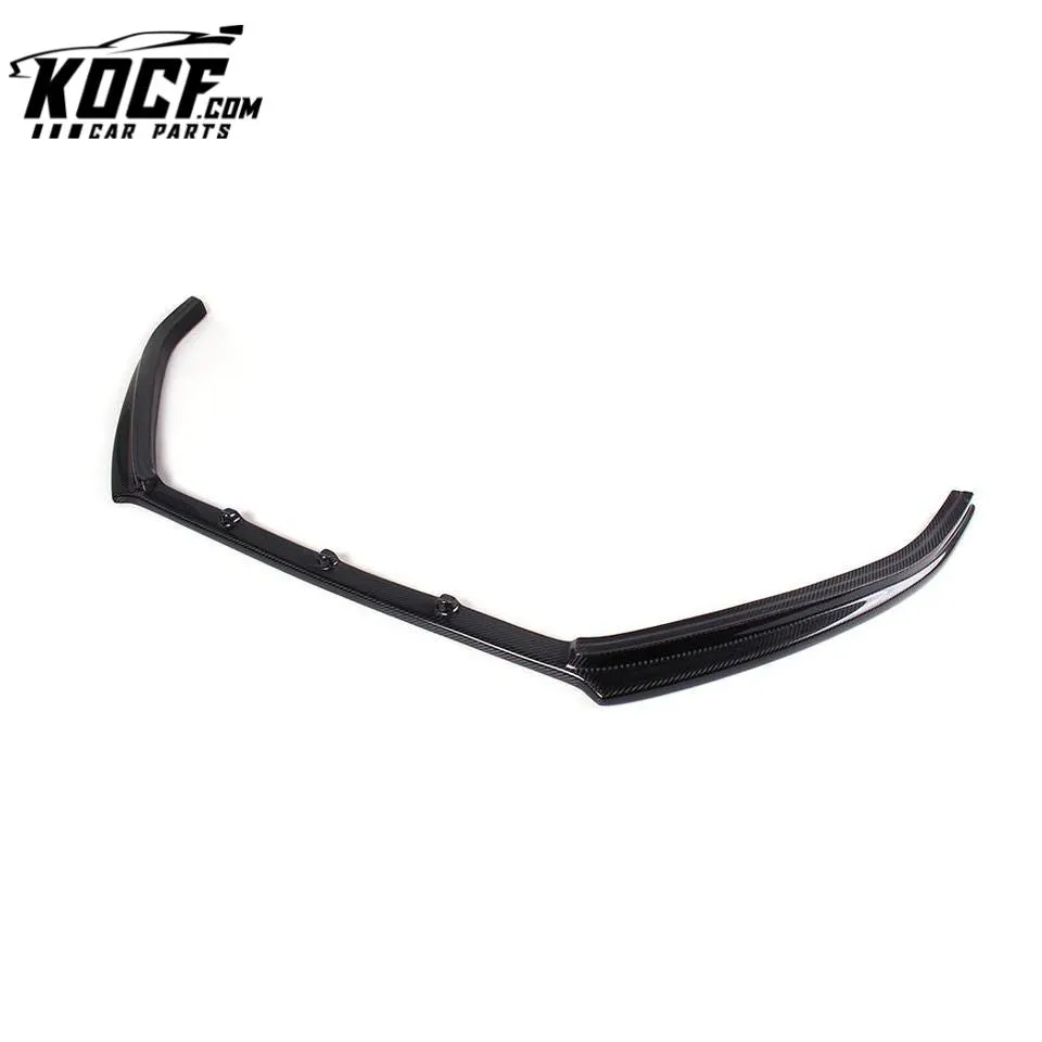 R Look Carbon Fiber Front Bumper Lip For VW POLO GTI