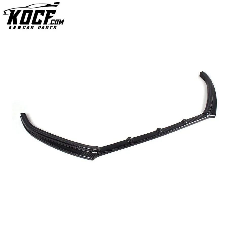 R Look Carbon Fiber Front Bumper Lip For VW POLO GTI