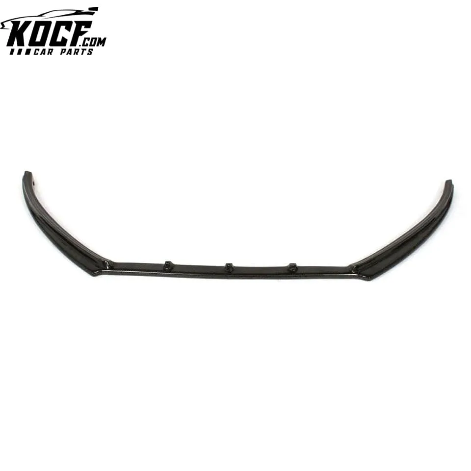 R Style Car Carbon Front Bumper Lip Spoiler for VW POLO 6 2011