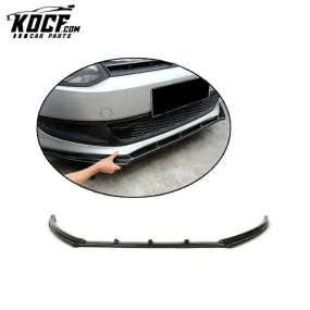 R Style Car Carbon Front Bumper Lip Spoiler for VW POLO 6 2011