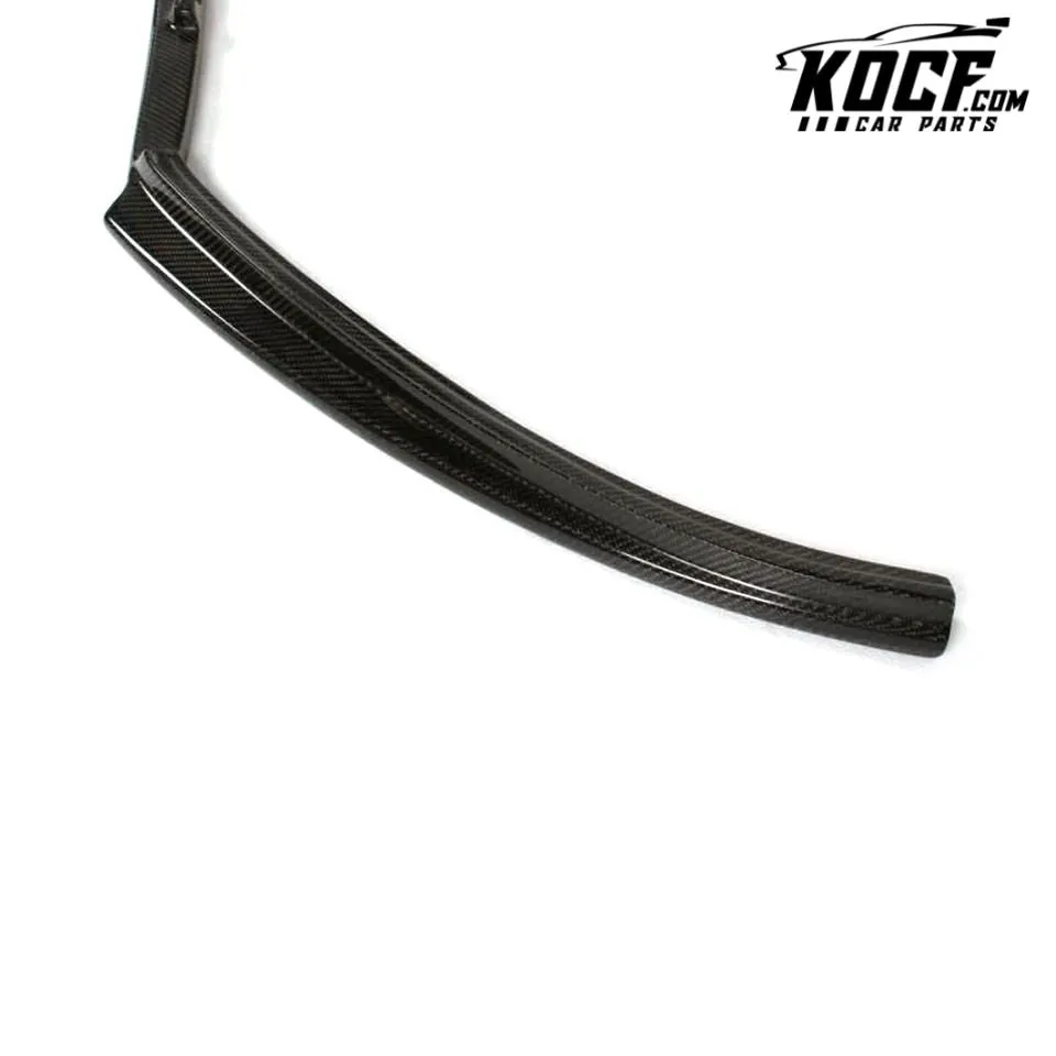 R Style Car Carbon Front Bumper Lip Spoiler for VW POLO 6 2011