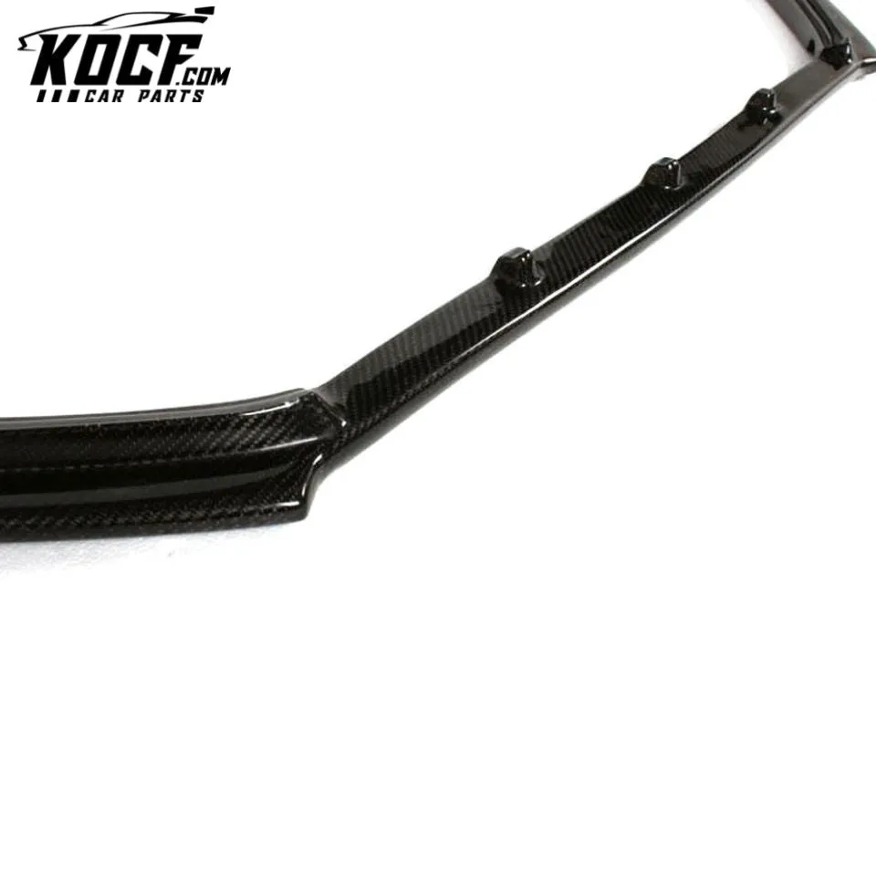 R Style Car Carbon Front Bumper Lip Spoiler for VW POLO 6 2011