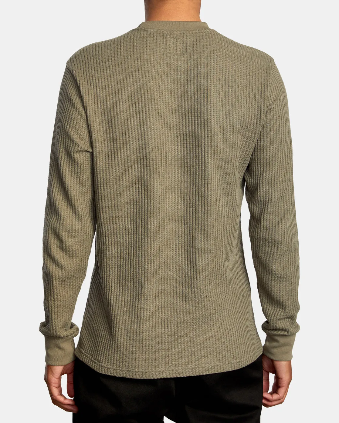 RVCA DAY SHIFT LONG SLEEVE TERMAL SHIRT - ALO