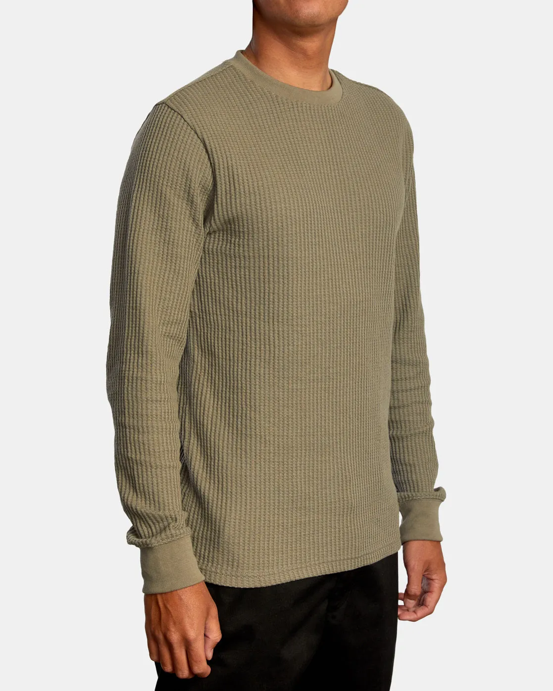 RVCA DAY SHIFT LONG SLEEVE TERMAL SHIRT - ALO